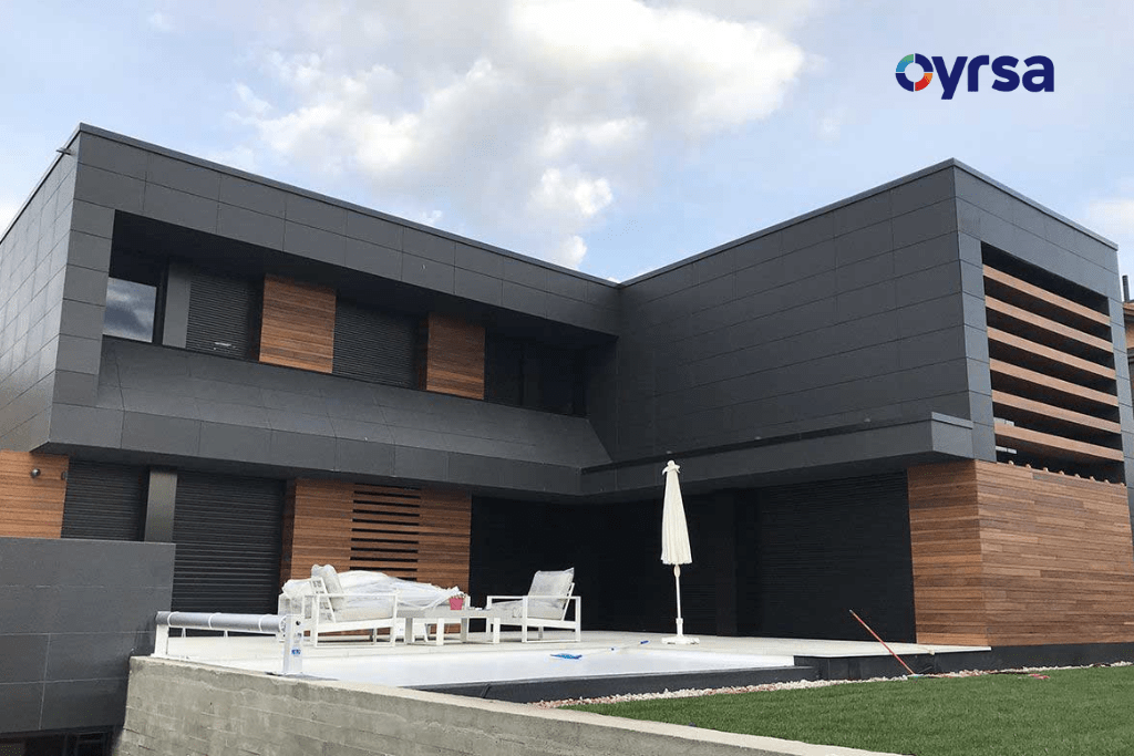 Revestimiento de paredes exteriores