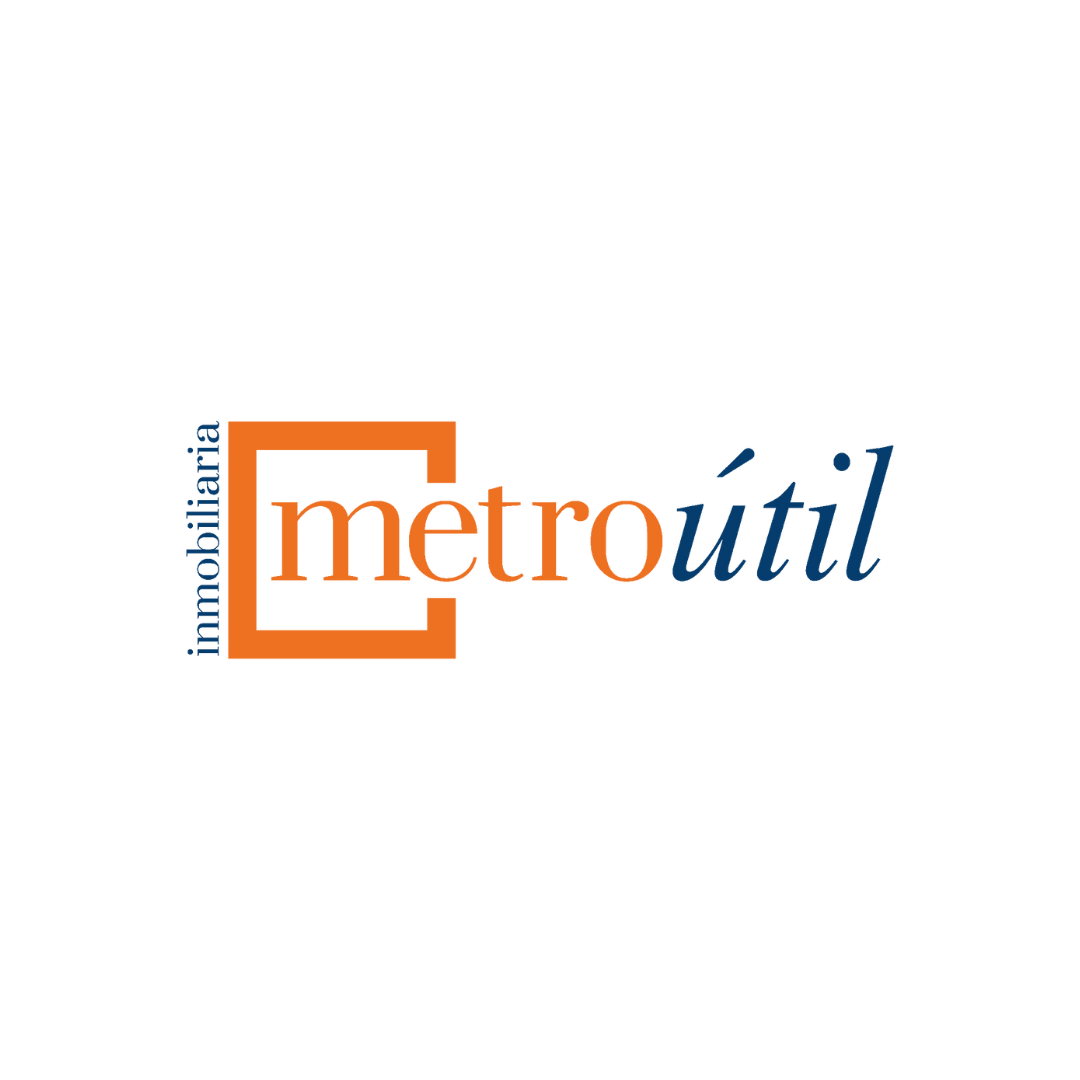 logotipo inmobiliaria metro útil